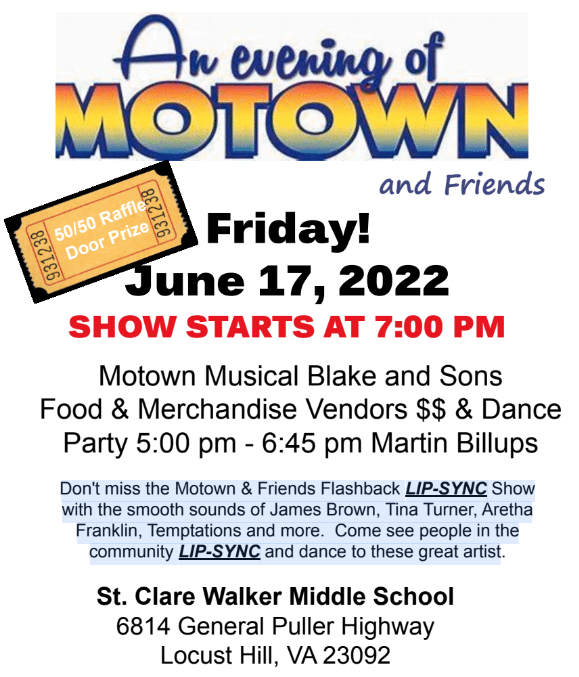 Evening of Motown & Friends Middlesex County, Virginia
